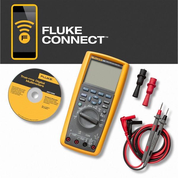 Digital Multimeter, 1,000 Max. AC Volts, 1,000 Max. DC Volts, 10 Max. AC Amps, 10 Max. DC Amps