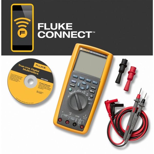 Digital Multimeter, 1,000 Max. AC Volts, 1,000 Max. DC Volts, 10 Max. AC Amps, 10 Max. DC Amps