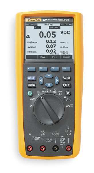 Digital Multimeter, 1,000 Max. AC Volts, 1,000 Max. DC Volts, 10 Max. AC Amps, 10 Max. DC Amps