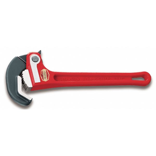 10 in L 1 1/2 in Cap. Cast Iron Rapid Pipe Wrench