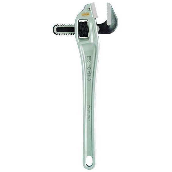 14 in L 2 in Cap. Aluminum Offset Pipe Wrench