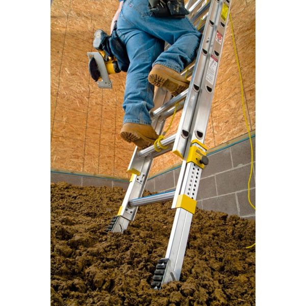 Aluminum Extension Ladder, 250 lb Load Capacity