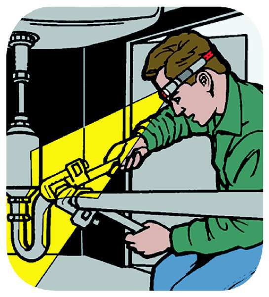 Headband Flashlight Holder, Black