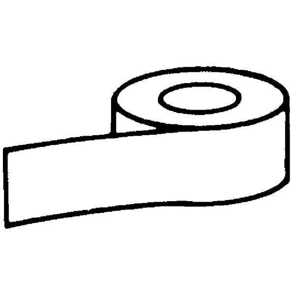 Warning Tape, Roll, 3In W, 30 ft. L