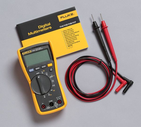 Digital Multimeter, 600 Max. AC Volts, 600 Max. DC Volts, 10 Max. AC Amps, 10 Max. DC Amps