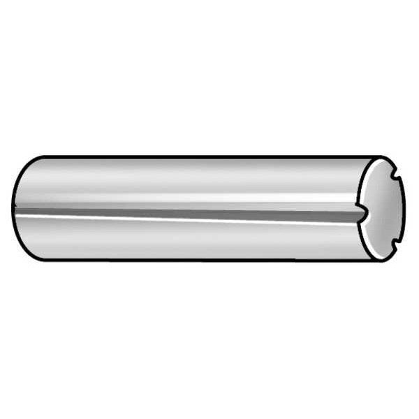 5/16 x 1 Grooved Pin, Type A, Steel, Zinc Plated