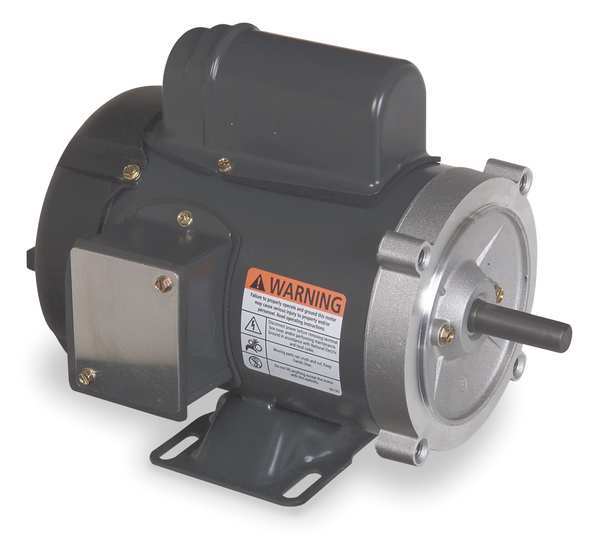 Capacitor-Start General Purpose Motor, 1/2 HP, 115/208-230V AC Voltage, 56C Frame