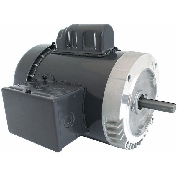 Capacitor-Start/Run General Purpose Motor, 2 HP, 115/208-230V AC Voltage, 56C Frame