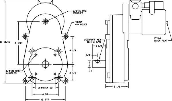 AC Gearmotor, 1,900.0 in-lb Max. Torque, 2 RPM Nameplate RPM, 115/230V AC Voltage, 1 Phase