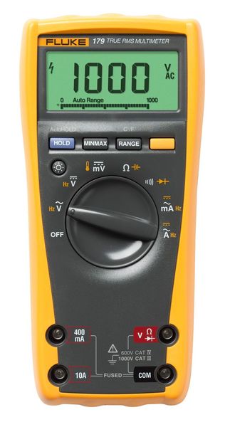 Digital Multimeter Kit, 1,000 Max. AC Volts, 1,000 Max. DC Volts, 400 Max. AC Amps, 10 Max. DC Amps