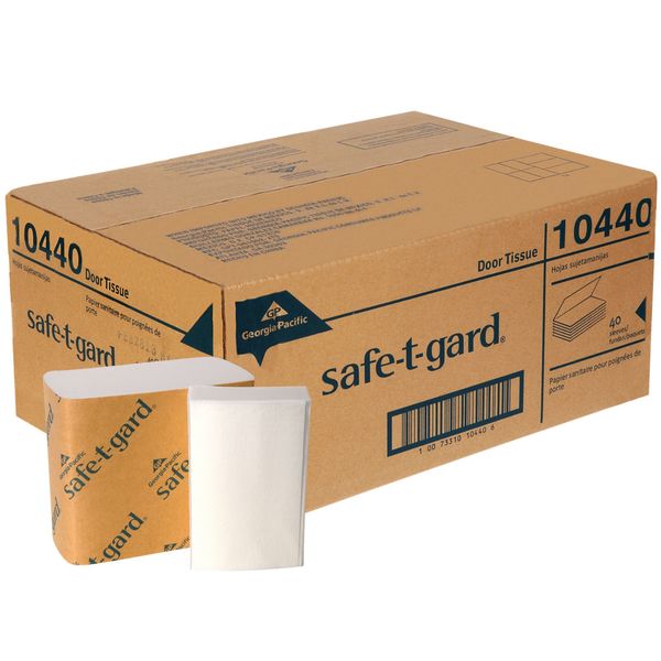 Safe-T-Gard Multifold Paper Towels, 2, 200, White, 40 PK