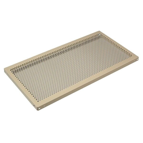 Perforated Shelf, Steel, 22 ga., Sand