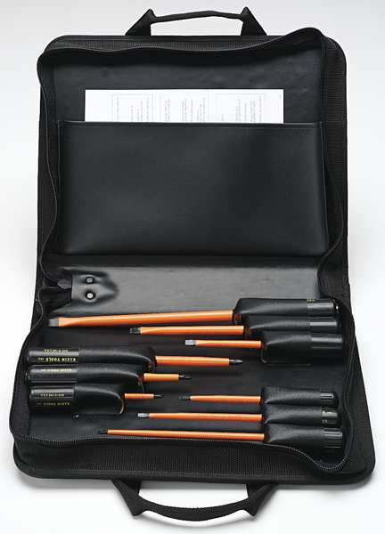 6 7/8 in D203 Needle Nose Plier, Side Cutter Cushion Grip Handle