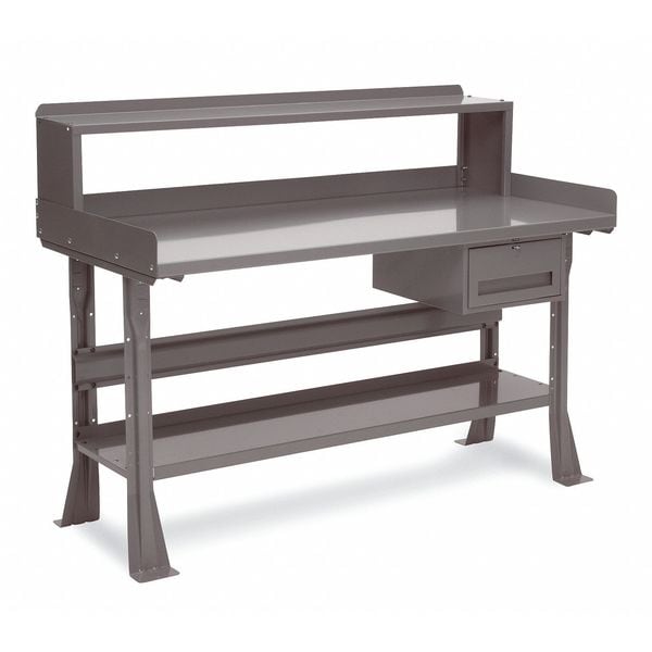 Shelf Riser, 60 W x 10-1/2 D x 12 H, Gray