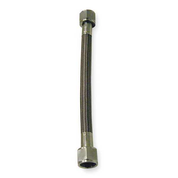 PTFE Hose, 13/32 IDx48 L, Brass, 2000 PSI