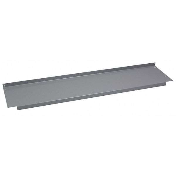 Lower Shelf, 72 W x 14 D x 1 in. H, Gray