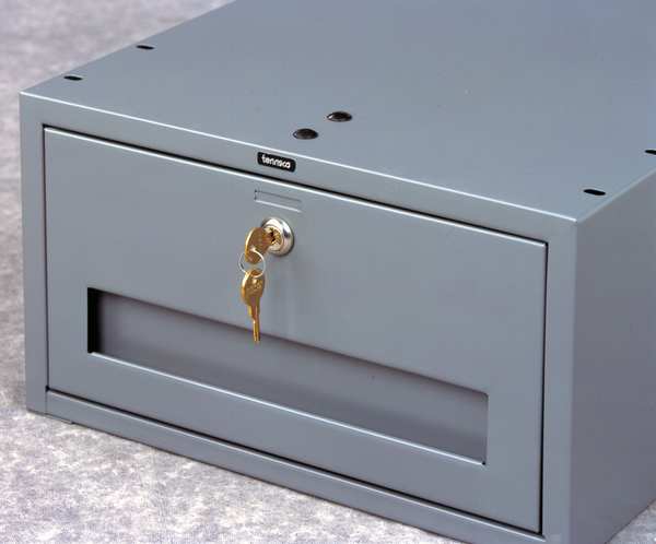 Stackable Drawer, 15W x 18D x 8-1/4H, Gray