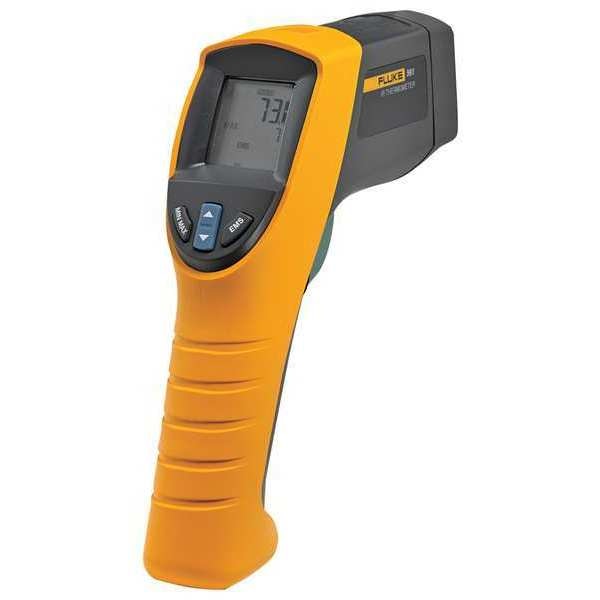 Infrared Thermometer, Backlit LCD, -40 Degrees  to 1022 Degrees F, Single Dot Laser Sighting