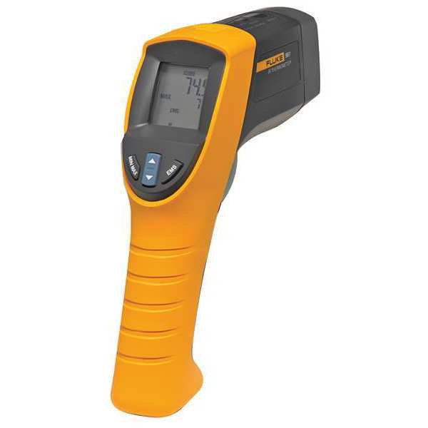Infrared Thermometer, Backlit LCD, -40 Degrees  to 1022 Degrees F, Single Dot Laser Sighting