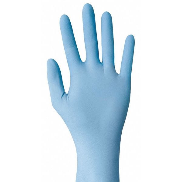 Disposable Glove, Nitrile, Blue, PK90