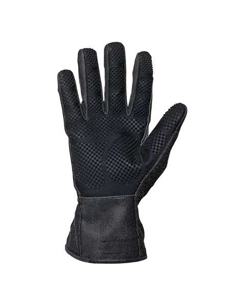 2XL Black Gauntlet Cuff Heat Resistant Gloves