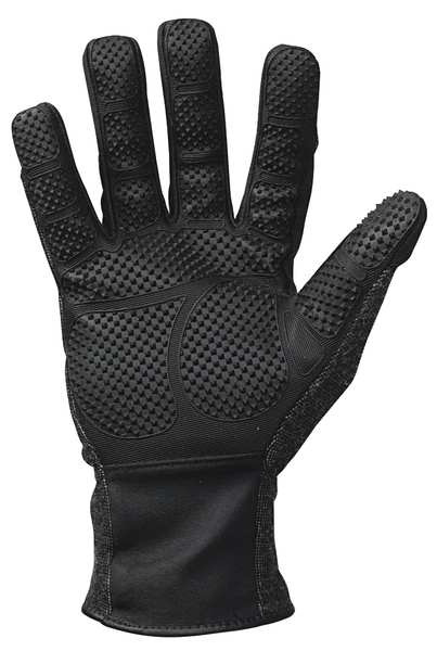 Medium Black Gauntlet Cuff Heat Resistant Gloves