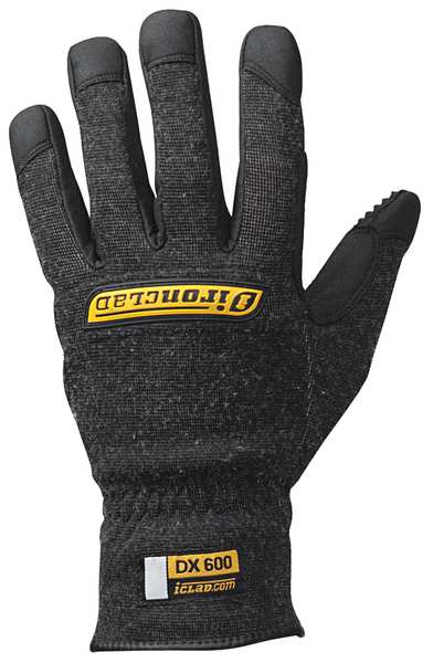 2XL Black Gauntlet Cuff Heat Resistant Gloves