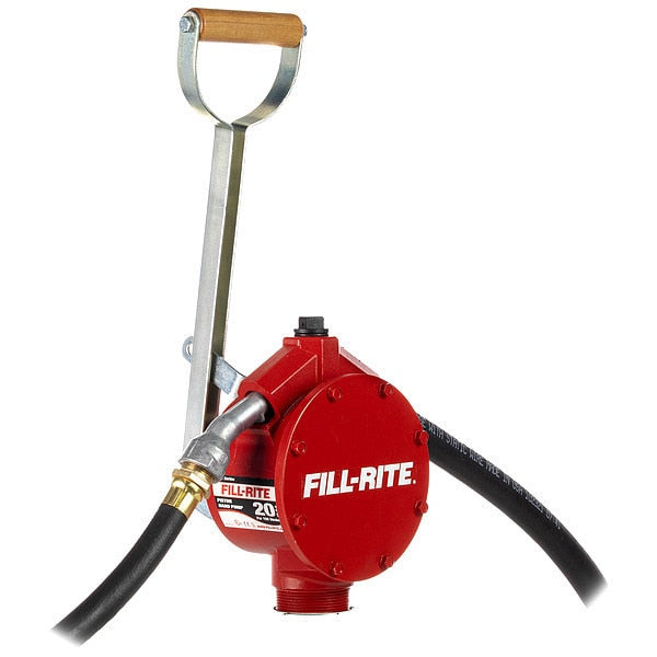 Fuel Transfer Piston Hand Pump with Hose and Nozzle Spout