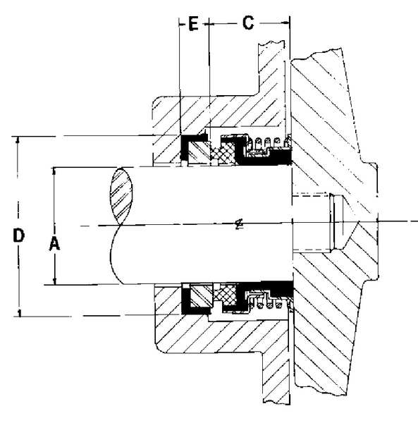 Seal, Pump Shaft, 5/8 In