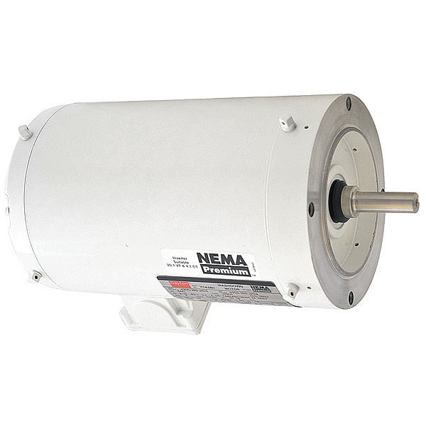 Washdown Mtr, 3 Ph, TENV, 1-1/2 HP, 3505 rpm