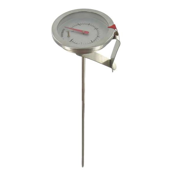 Bimetal Thermom, 1-3/4 In Dial, 50to400F