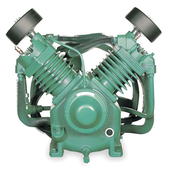Air Compressor Pump, 10 hp, 15 hp, 2 Stage, 4 qt Oil Capacity, 4 Cylinder