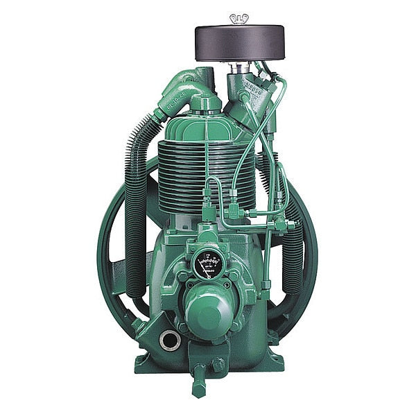 Air Compressor Pump, 5 hp, 7 1/2 hp, 2 Stage, 2 qt Oil Capacity, 2 Cylinder