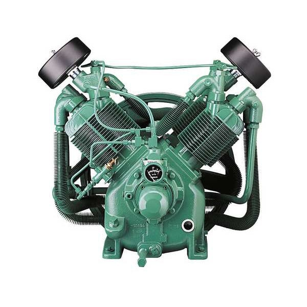 Air Compressor Pump, 10 hp, 15 hp, 2 Stage, 4 qt Oil Capacity, 4 Cylinder
