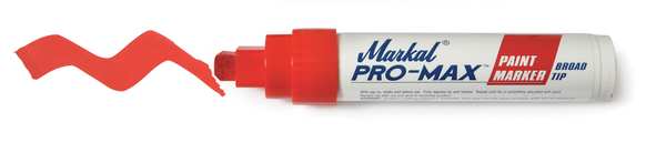 Permanent Liquid Paint Marker, Medium Tip, White Color Family, Paint