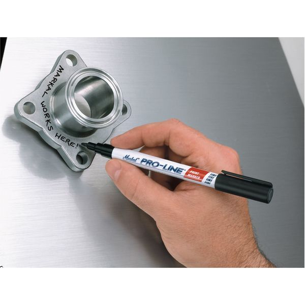 Permanent Liquid Paint Marker, Fine Tip, Black Color Family, Paint