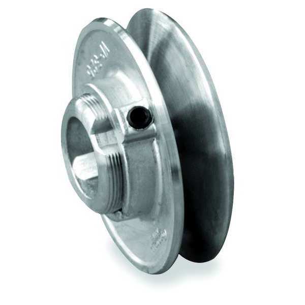 5/8 in Fixed Bore 1 Groove Variable Pitch V-Belt Pulley 3.5 in OD