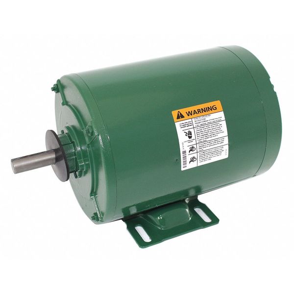 Agricultural Fan Motor, Split-Phase, 1 HP, 115/230V AC, 1,725 Nameplate RPM, 56 Frame