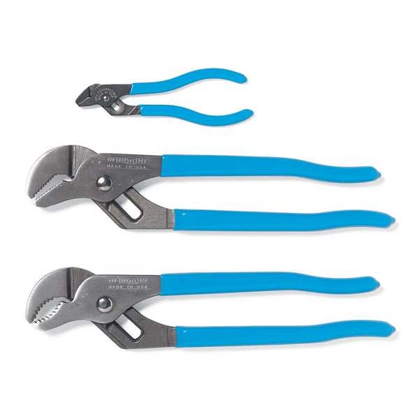 4 1/2 in Straight Jaw Tongue and Groove Plier, Serrated