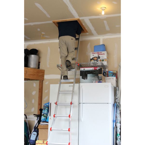 Multipurpose Ladder, 22 ft., IAA, Aluminum