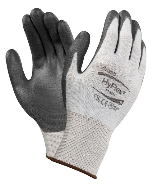 Cut Resistant Coated Gloves, A2 Cut Level, Polyurethane, S, 1 PR