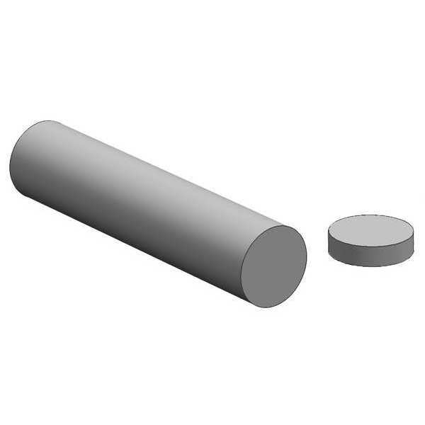 Carbon Steel Rod, 6 ft L, 5/16 in Dia.