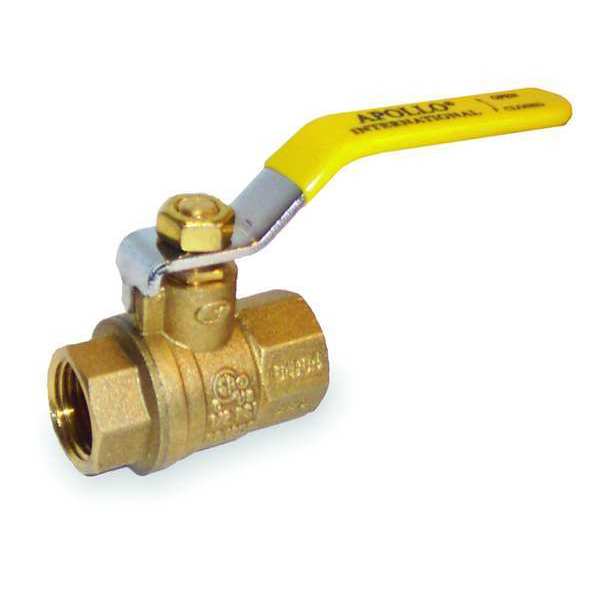 Ball Valve, 3/4 in Pipe, Full Port, 600 psi CWP, Lever Handle, FNPT, Chrome Plated Brass