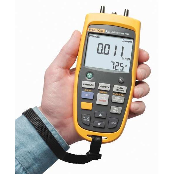 Handheld Micromanometer, 0 to 16 In WC