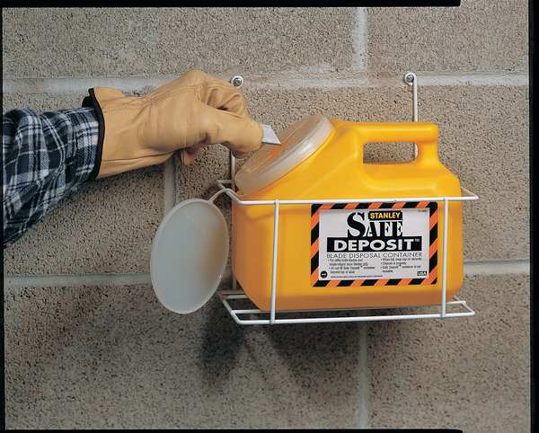 High-Impact, Puncture-Resistant Blade Disposal Container