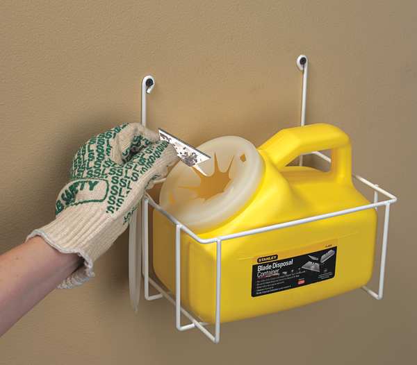 High-Impact, Puncture-Resistant Blade Disposal Container
