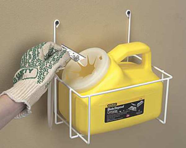 High-Impact, Puncture-Resistant Blade Disposal Container
