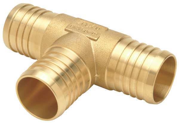 Tee, Brass, 1