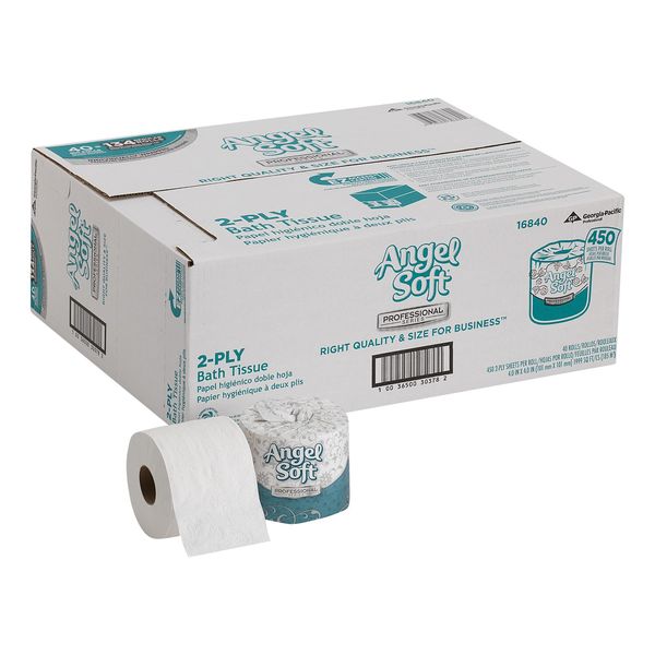 Toilet Paper, 450 Sheets, 40 PK
