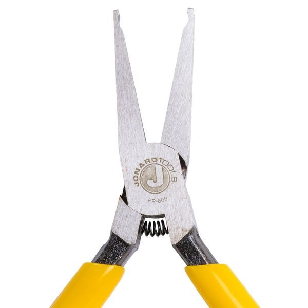 5 in Jonard's Long Nose Pliers Fuse Puller Plier Ergonomic With Dipped Plastic Grips Handle